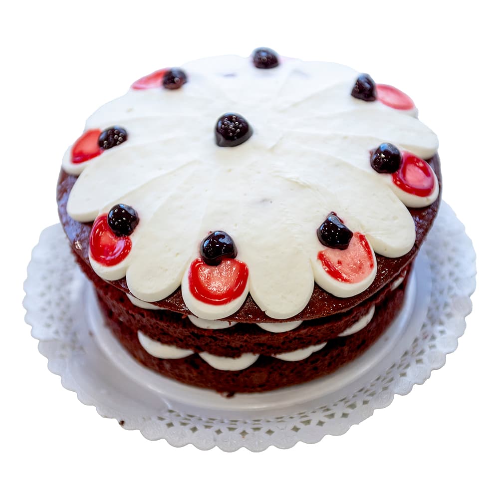 Marotte-Pasteleria-Red Velvet- Americana Postre Queso y Frambuesa